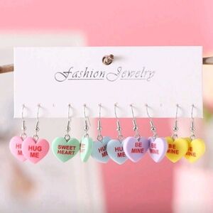 Valentines Day Heart Earrings